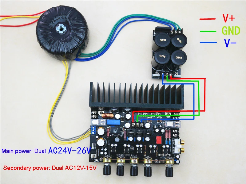 Плата цифрового усилителя мощности LM3886 IRS2092 2 1 каналов DIY/готовая UPC1237 схема