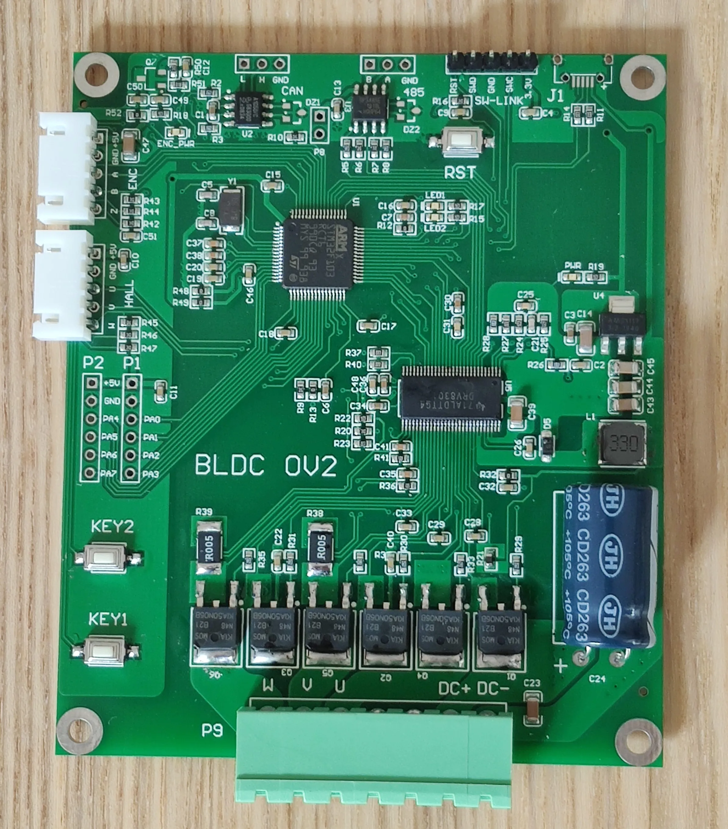 

Плата разработки серводвигателя PMSM, STM32, BLDC, кодировщик, векторное управление, DRV8301
