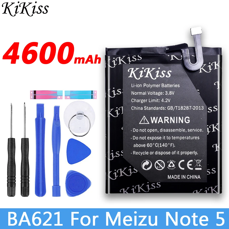 Аккумулятор большой емкости BA621 4600 мАч для Meizu Note 5 Meizy Meilan Note5 / M5 мобильный телефон