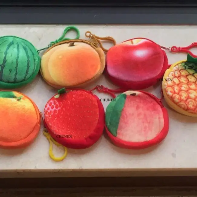 Смешанные дизайны 48 шт. маленькие Летние фрукты маленький подарок плюшевый