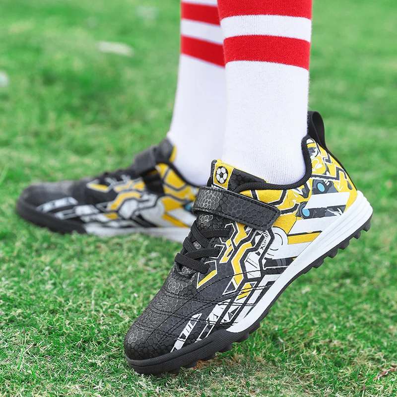 Children's Shoes Soccer Boots Boys Youth Futsal Soccer Sneaker Non-slip Students Kids Sports Training Football Shoes Size 31-38