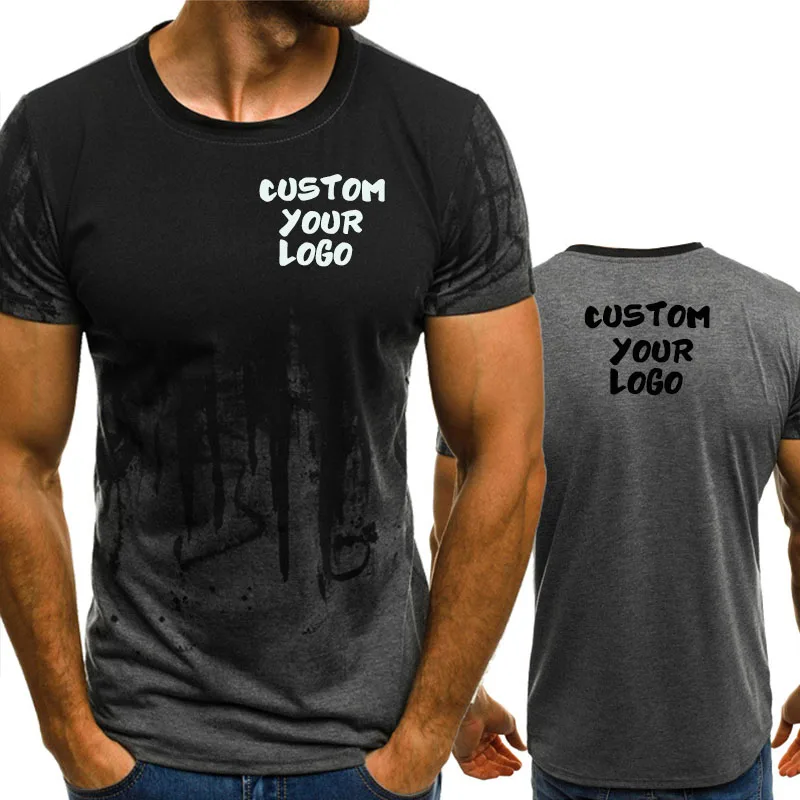 Мужская футболка с коротким рукавом круглым вырезом и 3D-принтом размеры до 4XL |