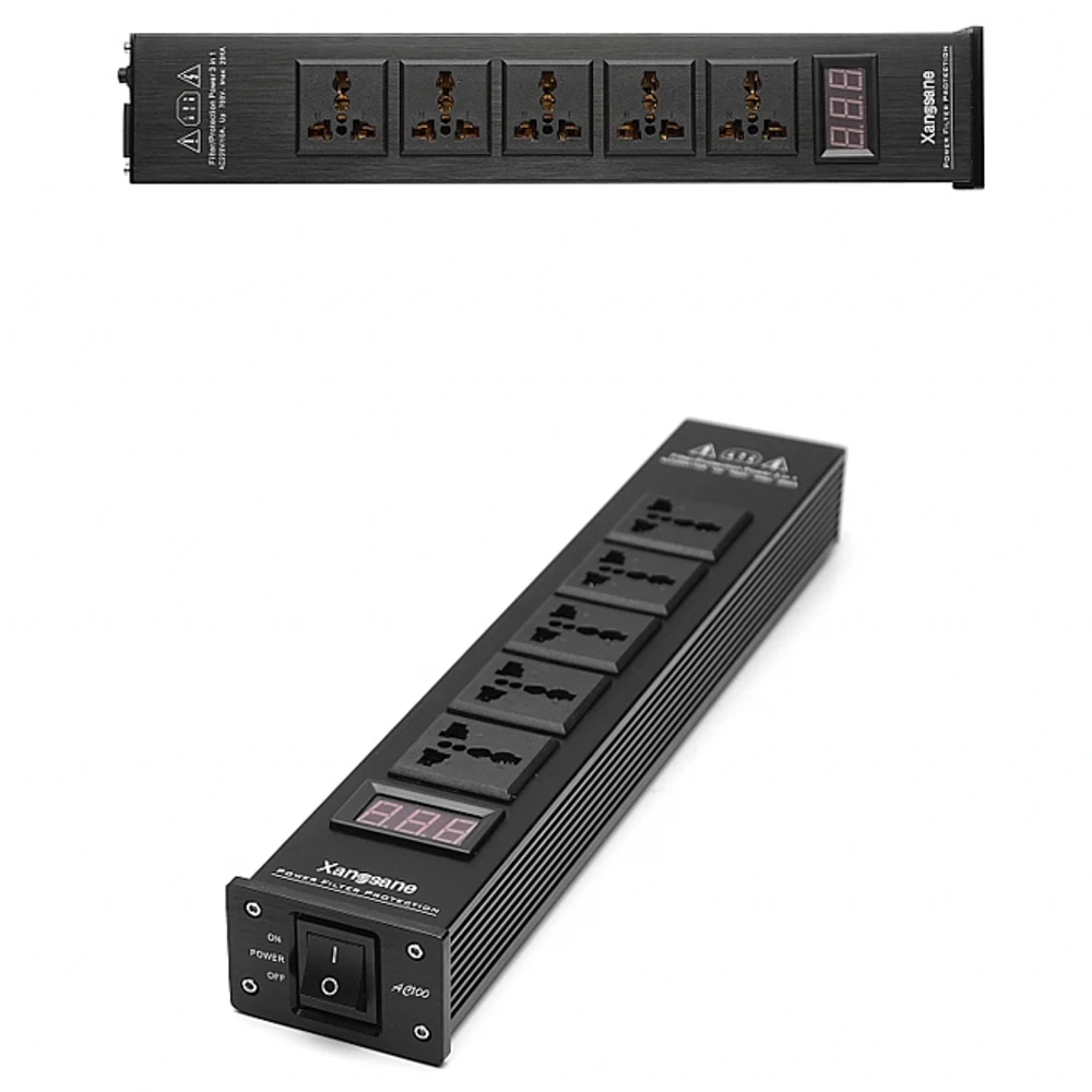 Высококачественный Улучшенный светодиодный аудио фильтр для очистителя питания