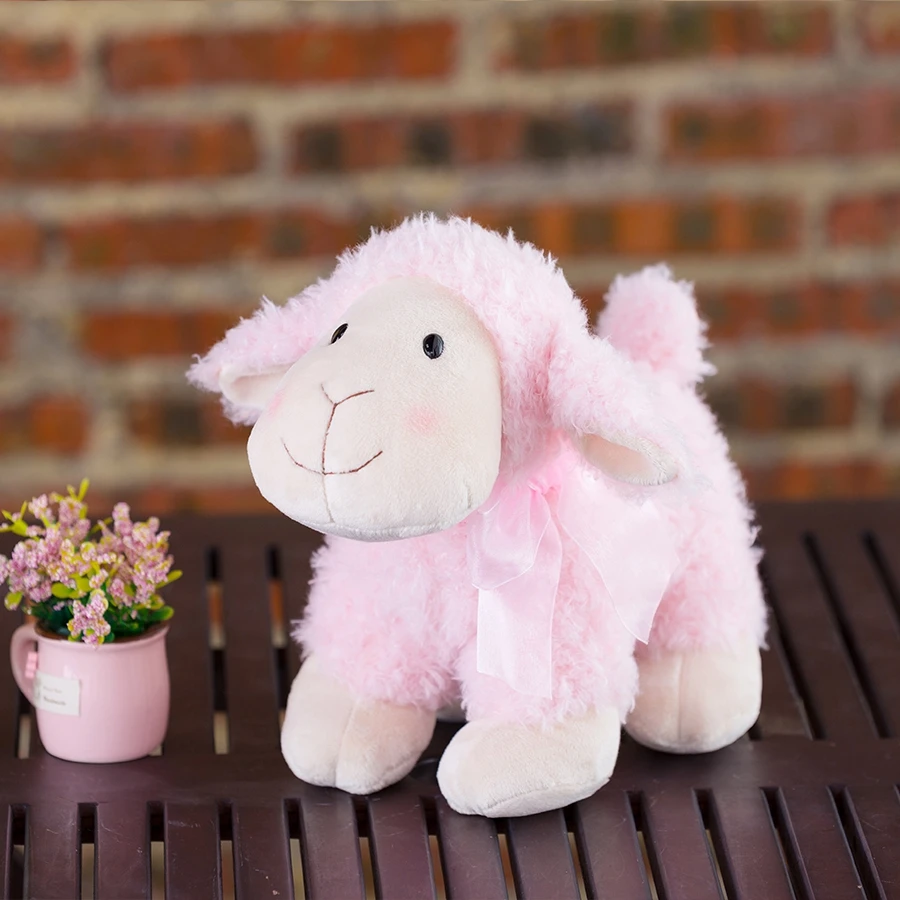 Мягкая кукла из овечки для детей подарок на Пасху очаровательная игрушка ягненка