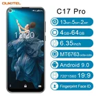 OUKITEL C17 Pro смартфон, 4 Гб ОЗУ 64 ГБ16 Гб ПЗУ, экран 6,35 дюймов, Android 9,0, Восьмиядерный