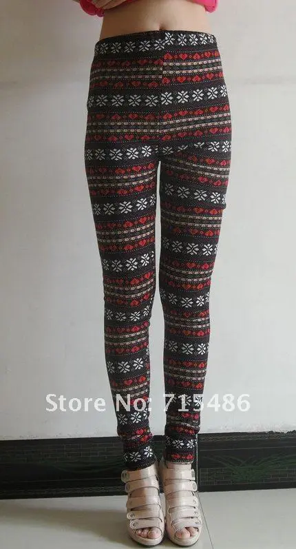 ML7558Leggings Теплые леггинсы для женщин,, женские теплые брюки, кашемировые зимние штаны, галактические леггинсы, зимние - Цвет: ML7558Leggings