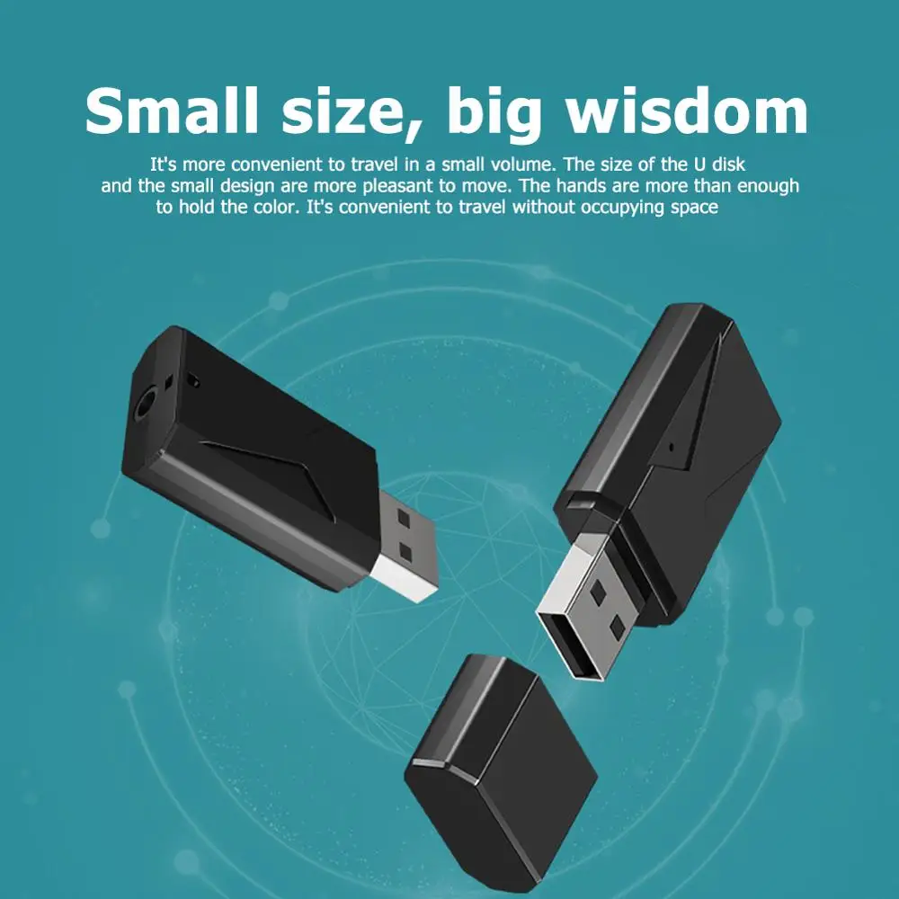 Прочный USB AI умный голосовой переводчик распознавание речи запись на текстовый