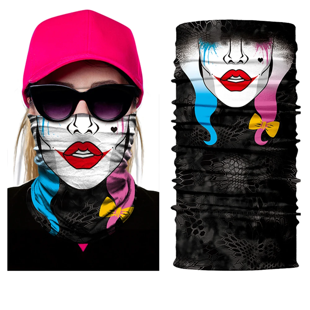 Мотоциклетная повязка на голову Ghost защитная маска для лица головной убор с