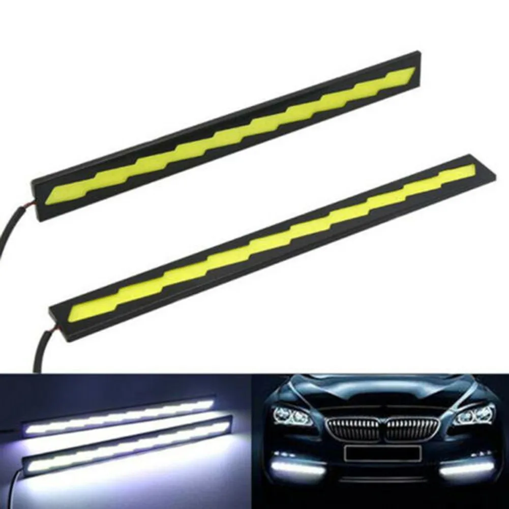 

Lamp LED DRL Lights Parts Replace Replacement Driving Fog 1 Pair 12V 17cm