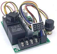pwm speed controller dc motor digital display 0100 adjustable drive module input max60a 12v 24v
