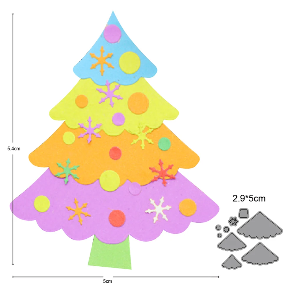 

Christmas tree elk Deer Petal Metal Cutting Dies Stencil Scrapbooking DIY Album Stamp Paper Card