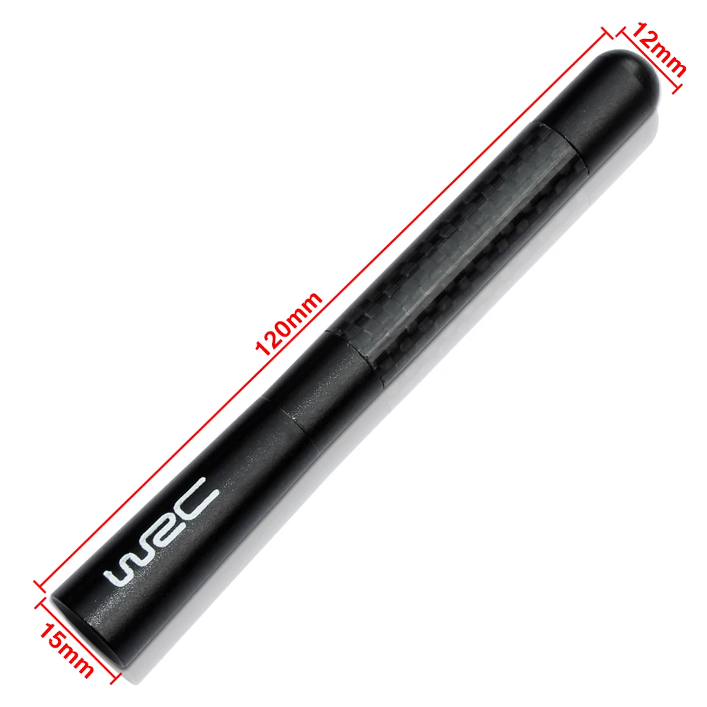 Car Antenna WRC style Carbon Fiber radio fm antena for chevrolet cruze 2010 ford s-max nissan qashqai j10 fiesta audi a4 | Автомобили и
