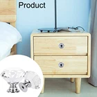 Алмазная ручка для шкафа с одним отверстием, привлекательные хрустальные дверные ручки, ручка для шкафа, ящика, мебели, кристальная ручка, 30 мм