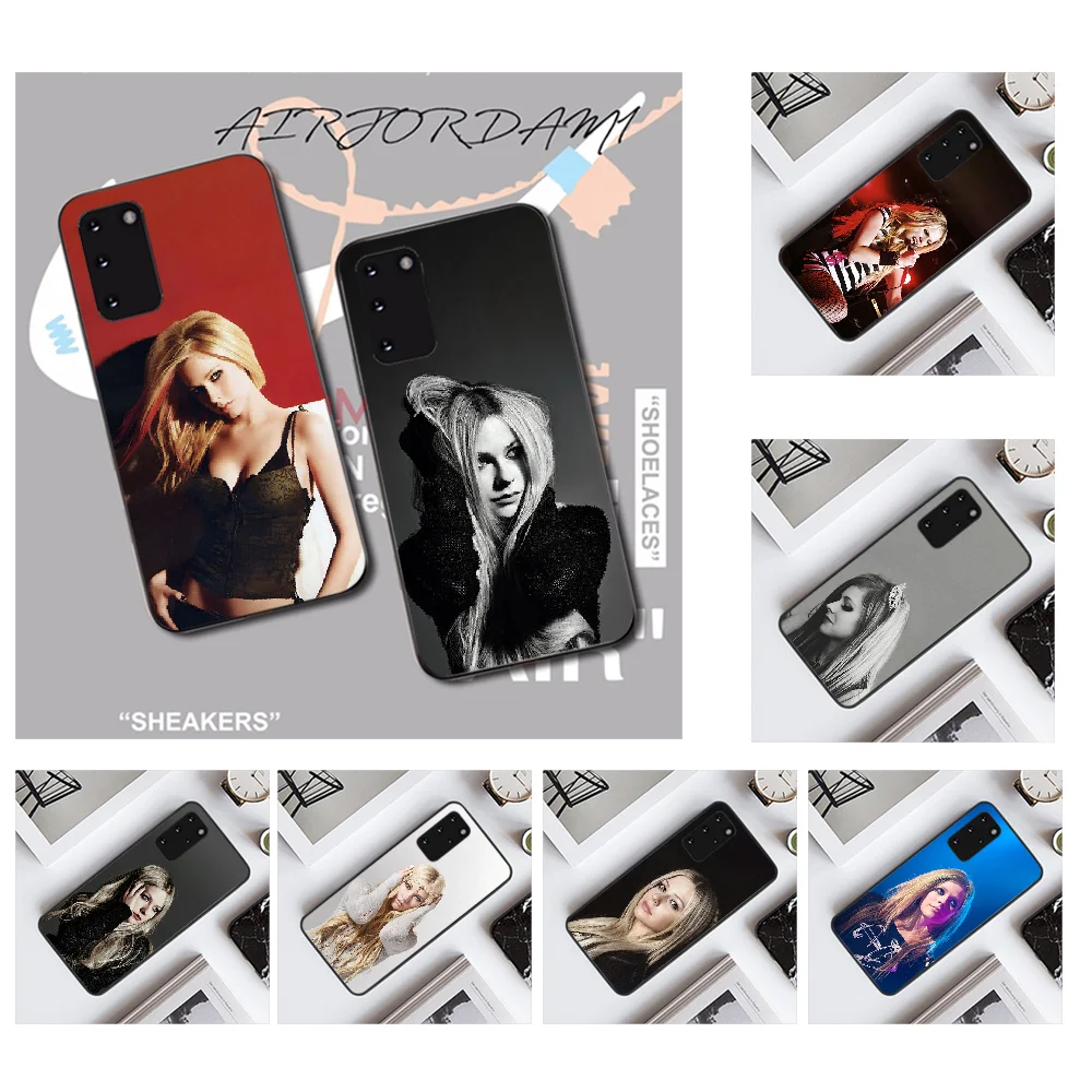 PENGHUWAN Avril Ramona Lavigne Soft Silicone TPU Phone Cover for Samsung S20 plus Ultra S6 S7 edge S8 S9 S10 5G | Мобильные телефоны