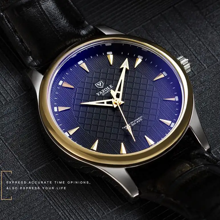 

YAZOLE Men Watch Top Luxury Brand Sport Watches Mens Quartz Wristwatch Male Clock Relogio Masculino YZL425