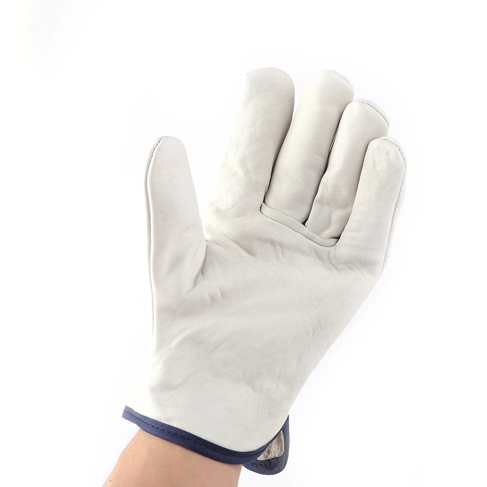 

Welding Gloves Sheepskin Mechanical Repairing Working Safety Protective Wear-resisting Heavy Duty Garden Gloves Hand Tool