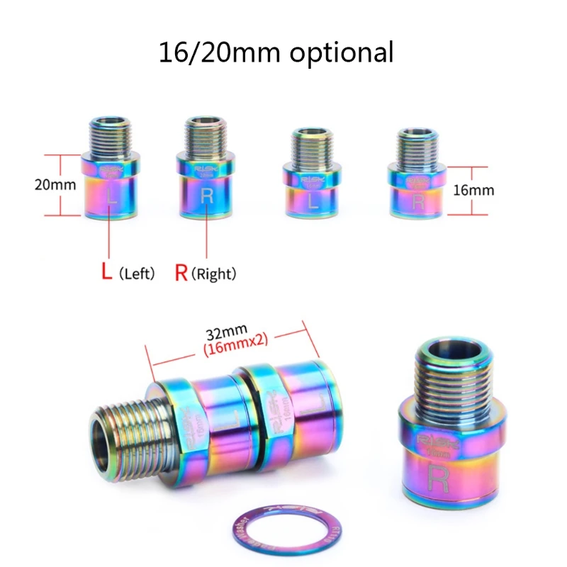 

M89D 1 Set Bicycle Pedal Pedal Core Extender Mountain Bike Road Bike Lock Pedal Extension Extender MTB Bicycle Accessories