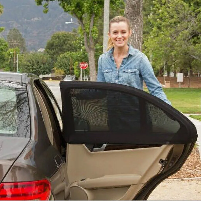 2 шт. автомобильный оконный чехол Sunshade Шторы UV защитный экран солнцезащитный