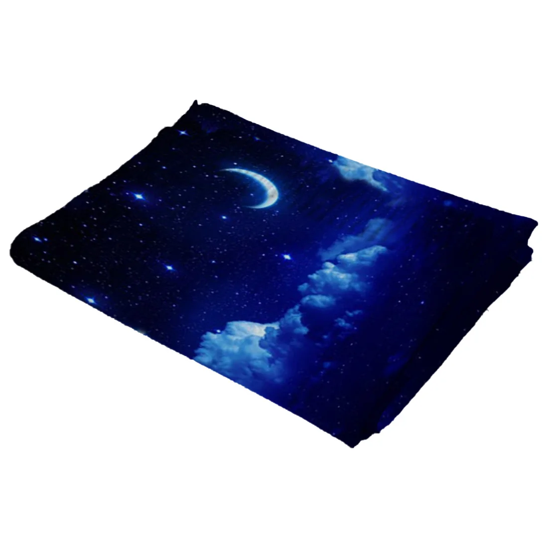 Ночной Небесный Звездный лунный синий шарф с облаками унисекс толстые теплые
