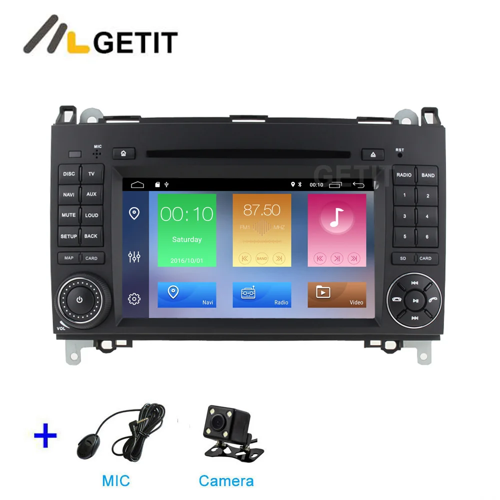 DSP Android 9,0 автомобильный DVD мультимедиа радио gps для Mercedes Benz B200 W169 W245 Viano Vito W639 Sprinter W906 - Цвет: DSP 2G CAMERA