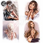 Картина из страз с изображением мультяшной леди WEIWEI, Новое поступление, алмазная вышивка, квадратнаякруглая, для рукоделия, украшение для дома