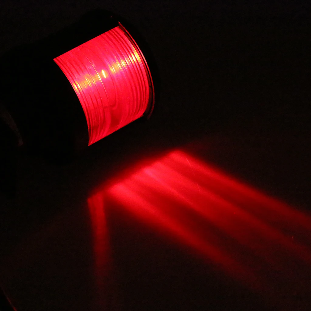 Красный + зеленый 12В/24В светодиодный порт навигационный сигнальный свет для