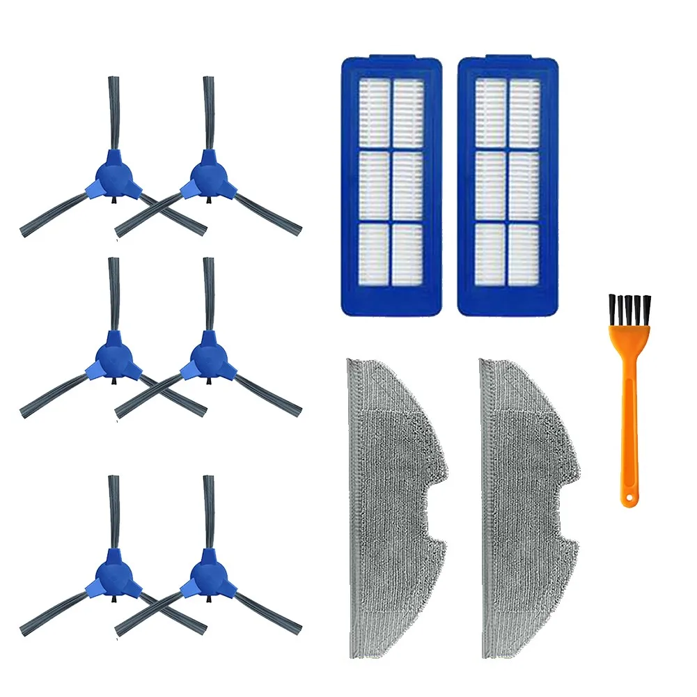 

Hybrid Filter/Filter Kit Model Mop Cloth Replacement Side Brush Tool Kit Useful