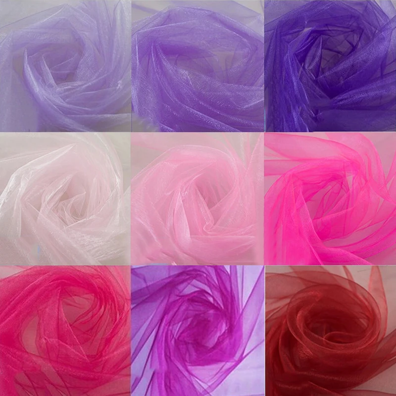 10 м/лот ширина 150 см DIY материал ручной работы ткань органза для вечерние
