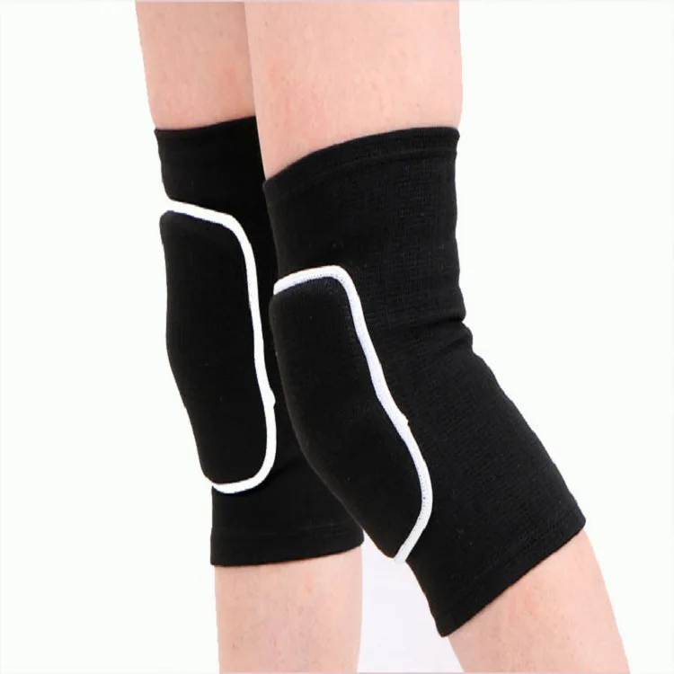 

1PC Sport And Fitness Elbow&Knee Pads Knitted Thick Sponge Basketball Volleyball Crash Support Brace Pads Elbow Support