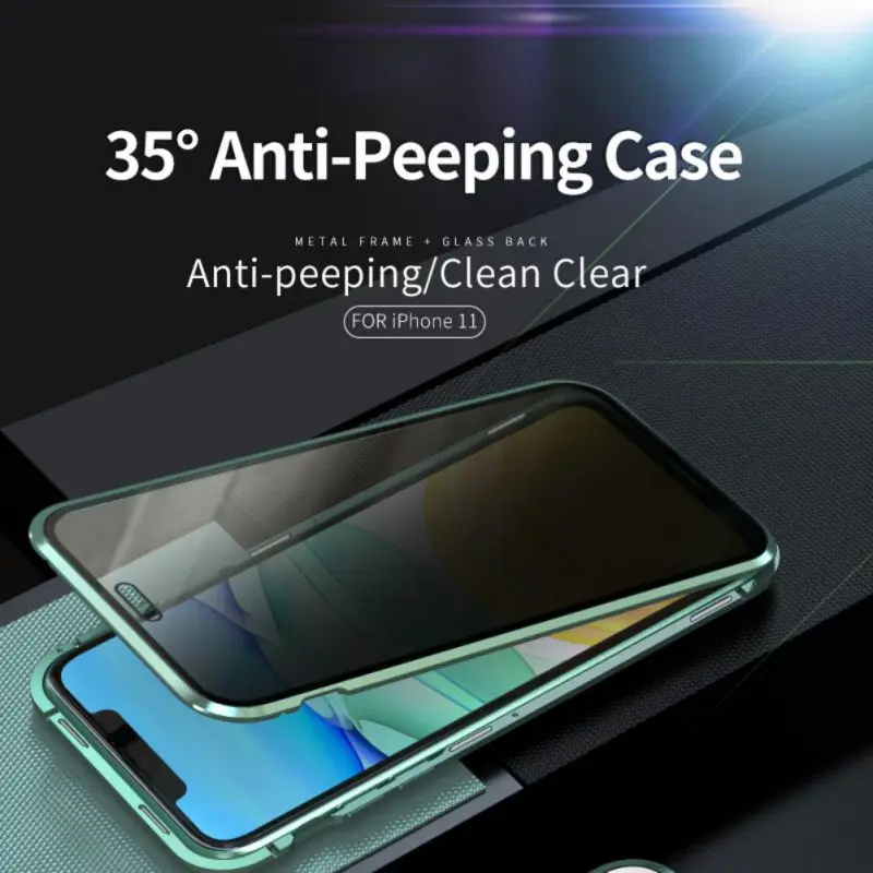 Магнитный чехол из закаленного стекла для iPhone 11 Pro Max XS MAX XR X 8 7 Plus магнитный