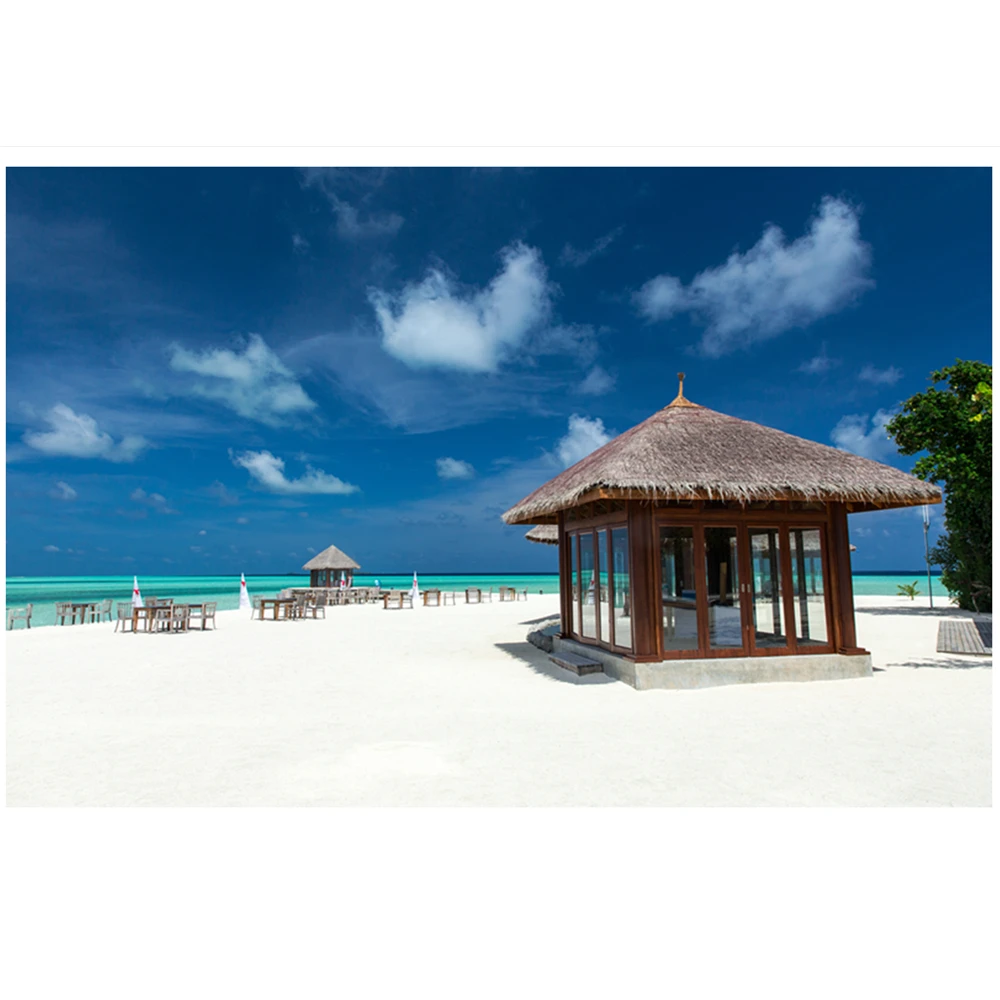 

Colorful print Wall Tapestry Wall Maldives Landscape Tapestry Decor for Bedroom Living Room Pattern background DL663