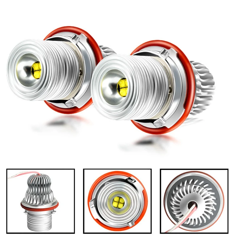 

Лампа для автомобильной фары, 20 Вт светодиодсветодиодный ходовые огни Angel Eyes Lights Canbus для-BMW E39/E53/E60/E61/E63/E64/E65/E66/E87