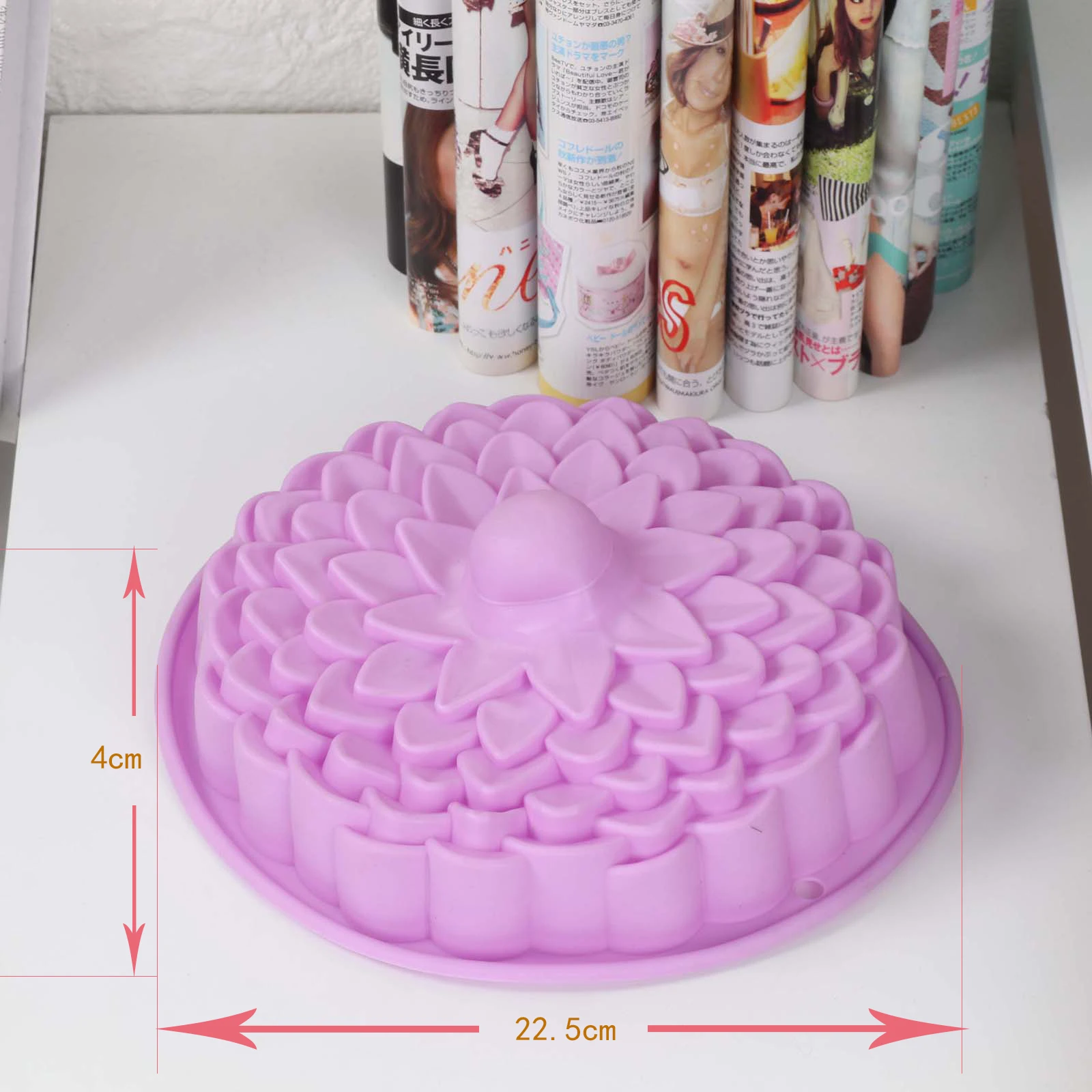 Форма для цветов силиконовая форма выпечки DIY Фиолетовый 3D Хлеб Кондитерская