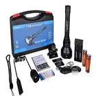 Фактически TrustFire T70 светодиодный фонарик Cree XHP35 2300LM 1000 м расстояние Перезаряжаемые тактический фонарь для охотничьего ружья
