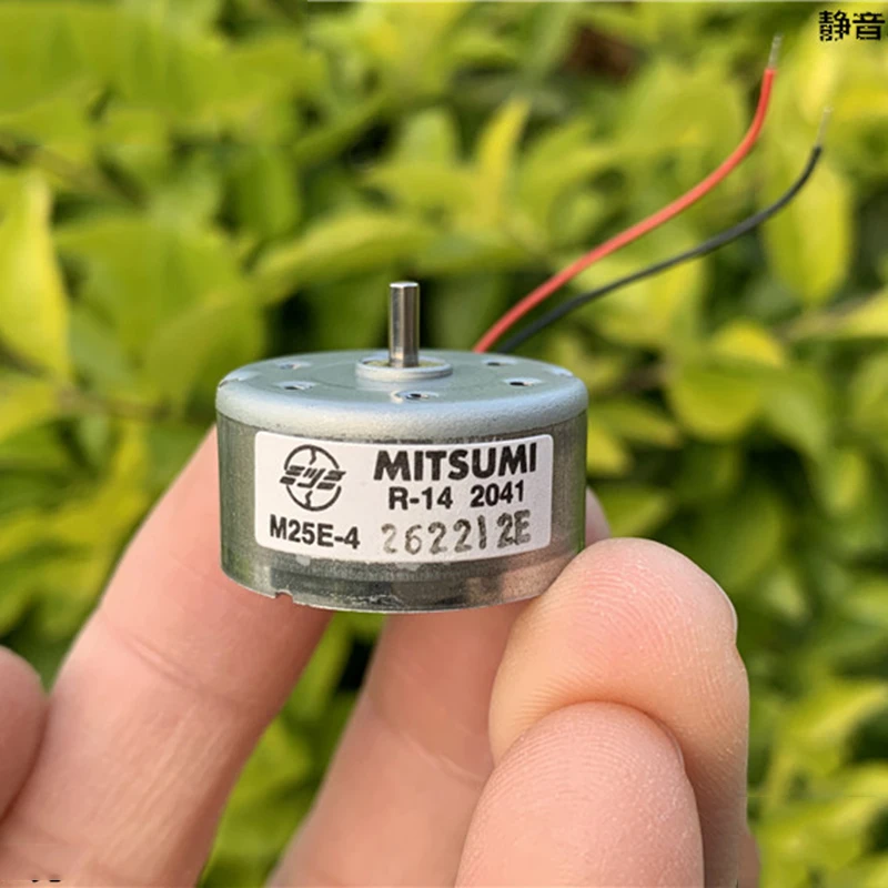 MITSUMI M25E 4 микро RF 300CA мотор солнечной энергии DC 3V ~ 6V 5500RPM 24mm диаметр бесшумный