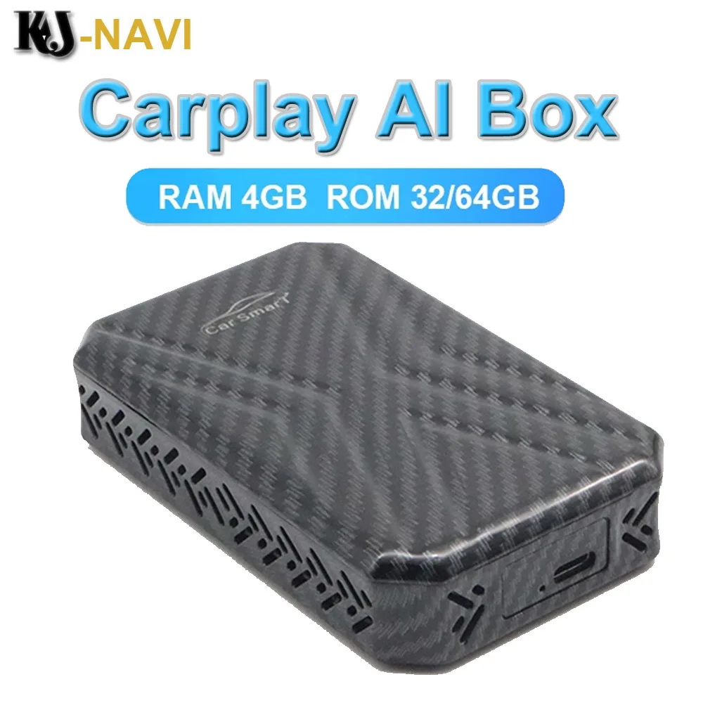 

ТВ-приставка Apple Carplay, с ИИ-приставкой, автоматическая развлекательная система, для Toyota, Audi, BMW, Benz, Ford, Mirror Car Play 4 + 64G