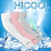 1 pair unisex cooling arm sleeves elbow cover cycling run fishing uv sun protection outdo women 75d milk silk cool arm sleeves