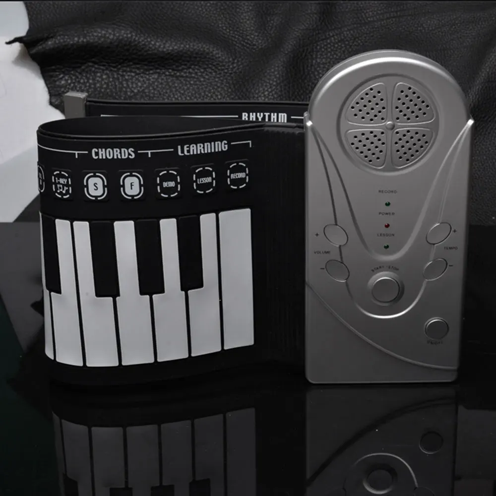 Гибкая 49 клавишная детская электронная клавиатура пианино электронный орган usb