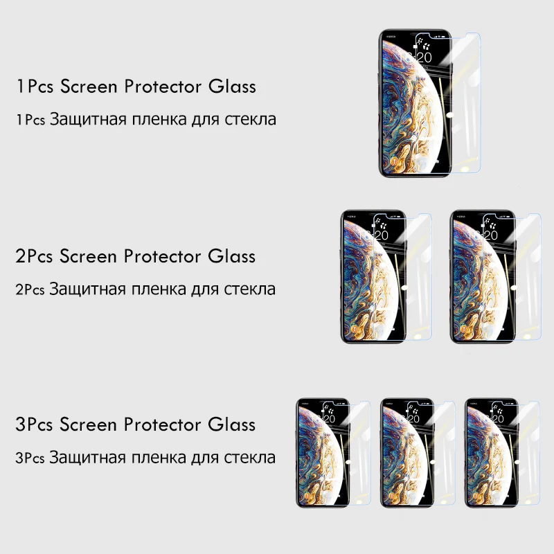 Стекло с полным покрытием для iPhone X XS Max XR закаленное стекло 7 8 6 6s Plus 5 5S SE 11 Pro защита