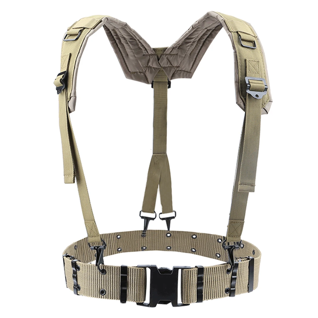 Тактический ремень molle армейский удобный боевой eas h образный Регулируемый мягкий