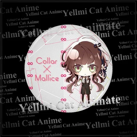 1 шт. 58 мм ошейник X Malice AMNESIA супер милый Железный значок для одежды рюкзак |