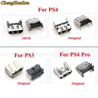 chenghaoran 1x for sony play station 3 ps3 slim 3000 4000 for ps4 pro slim hdmi jack port socket interface connector replacement
