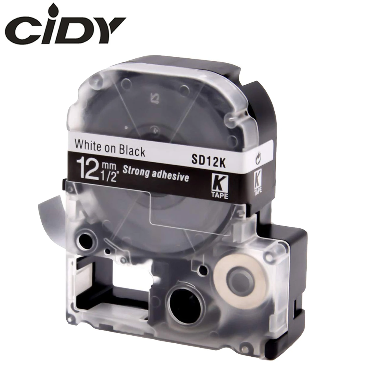 Прочная клейкая лента CIDY SD12K SD12KW/LC4BWV для маркеров kingjim/epson LW300 LW400|ribbon cassette|epson label