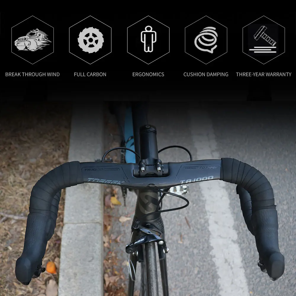 2020New Bike Carbon Road руль UD матовый велосипедный ультра светильник интегрированный