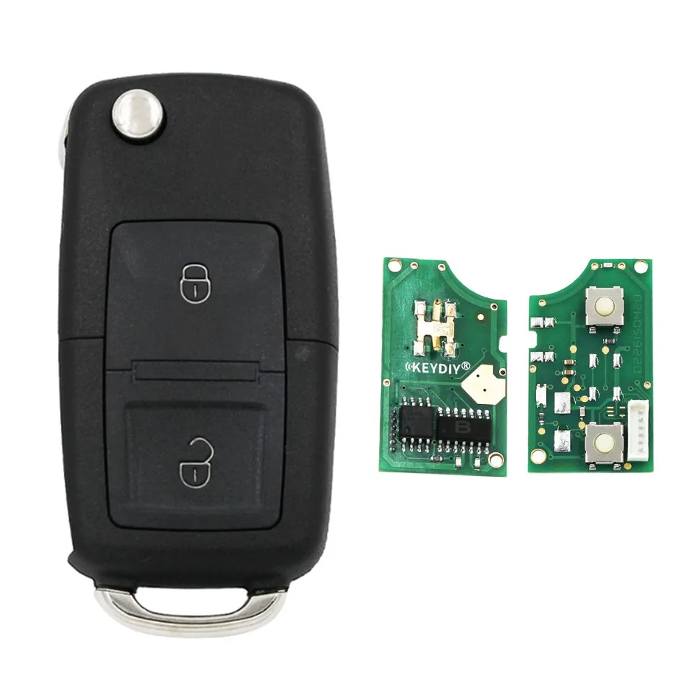 5 шт./лот KEYDIY B series B01-2 2 кнопки универсальный пульт дистанционного управления для