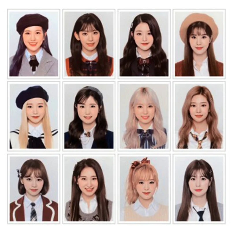 Новинка 12 шт./компл. KPOP IZONE Girls Team Album La Vie En Rose фотооткрытка ПВХ карты самодельные