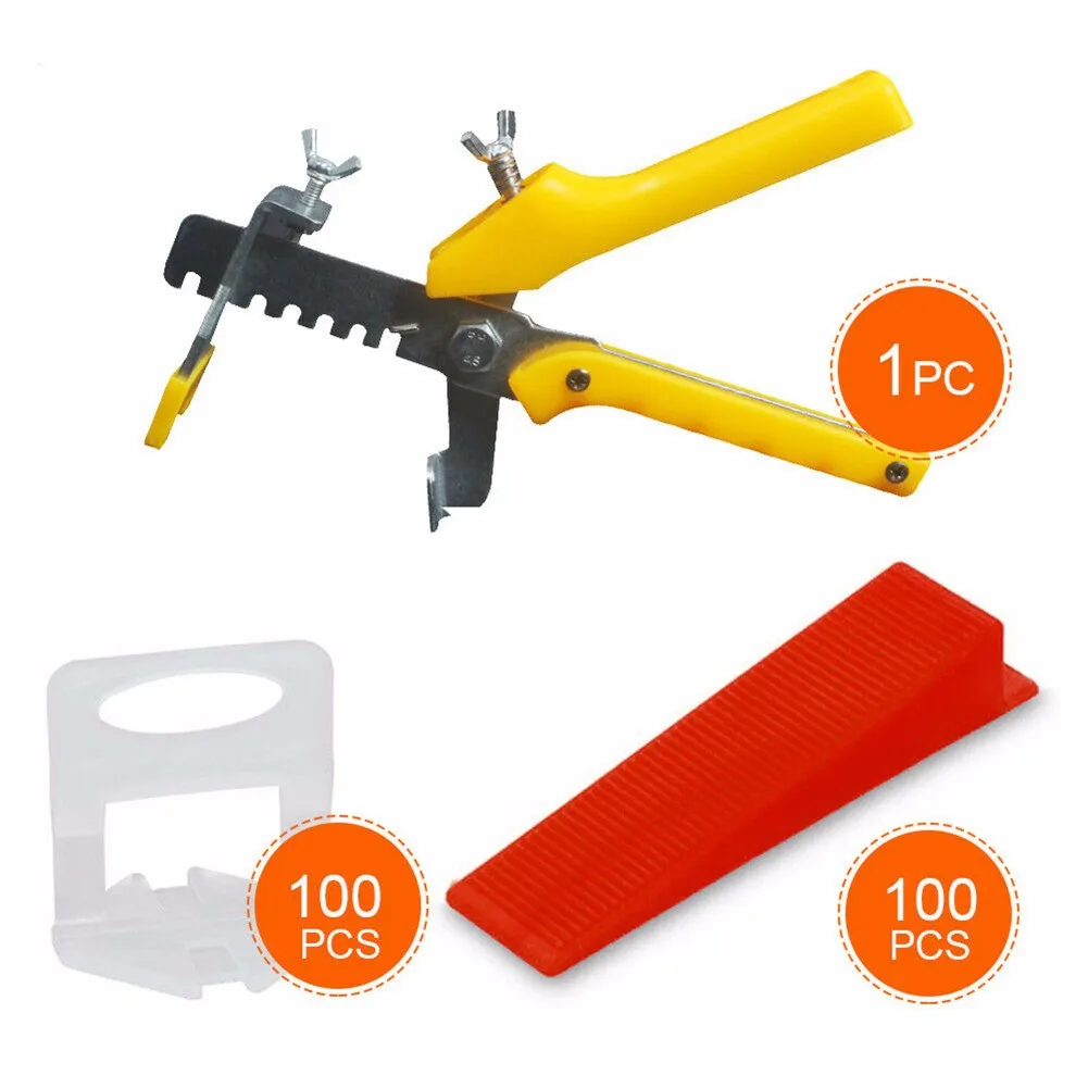 

Hand Tool Pliers Disposable Plastic Clips Base Wedges Wall Flooring Tile Leveling System Tiling Spacer Locator Installation Tool