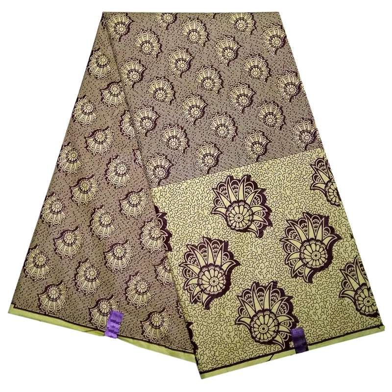 Африканская модная печать настоящая ткань для воска Анкары Берег Слоновой кости