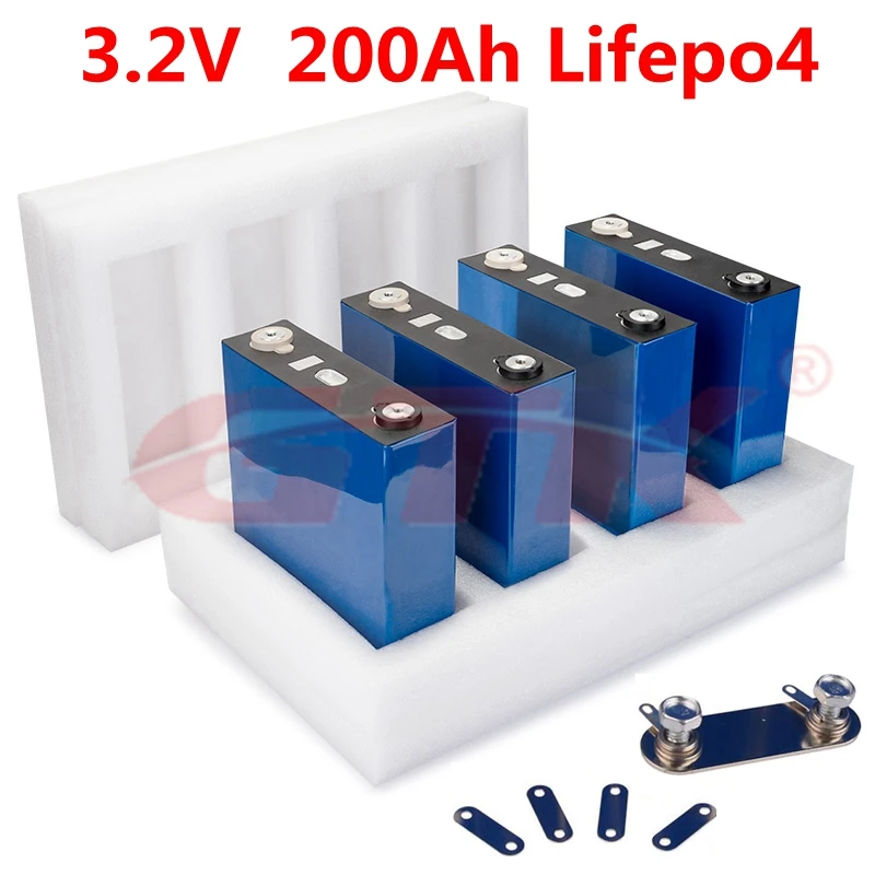 4 шт. GTK 3 2 В Ач Lifepo4 литиевая батарея 2C разряд для 12 в 24 48 olar energy system EV RV UPS home