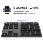 Портативная BT181 беспроводная цифровая клавиатура для настольного ПК, алюминиевая Запатентованная Bluetooth клавиатура для Windows iOSAndroid